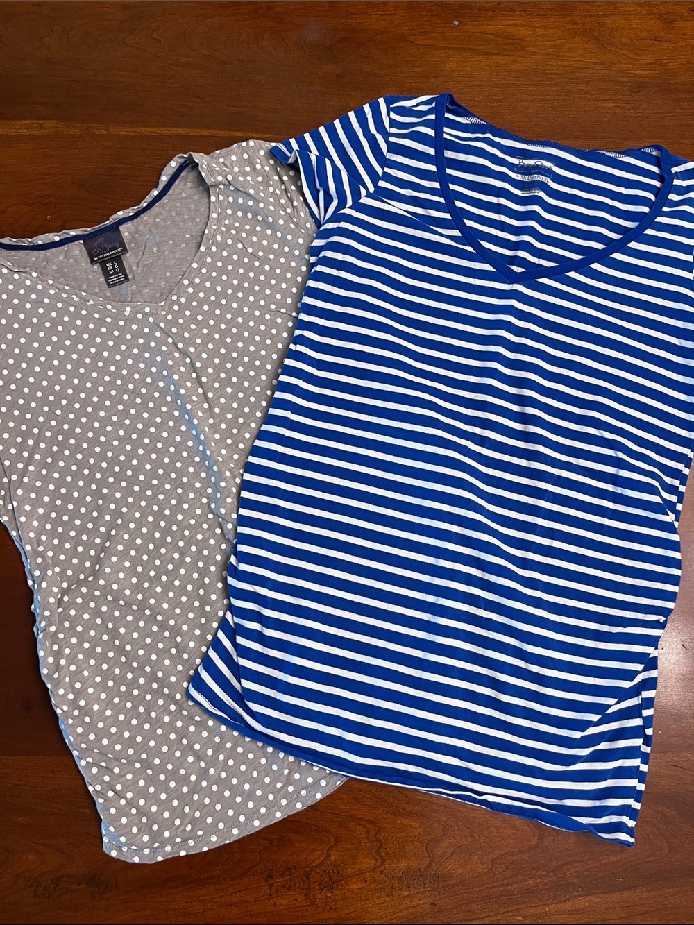 Set of Maternity Short-Sleeve Tee Shirts